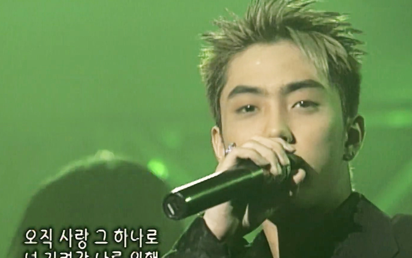 【超清怀旧韩流精选】殷志源(g1) - maybe.舞台现场演出.2001年3月