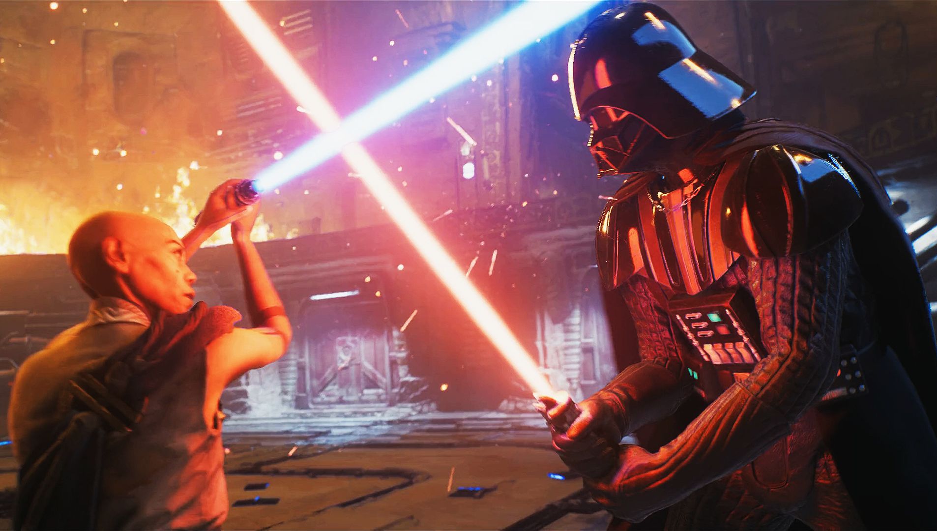 绝地大师瑟雷 vs 达斯维达 (宗师无伤) - 星球大战绝地:幸存者 | star