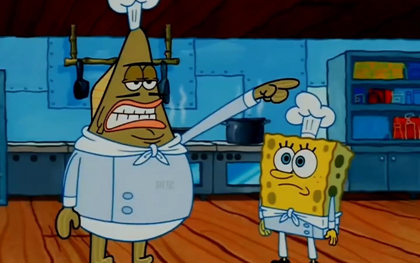 蟹老板用海绵宝宝换来了一名五星级厨师海绵宝宝 动画解说 动漫 童年