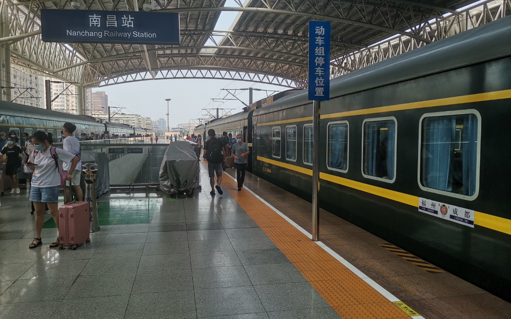 【2021年8月28日】z392次(南昌站-赣江大桥)区间实录