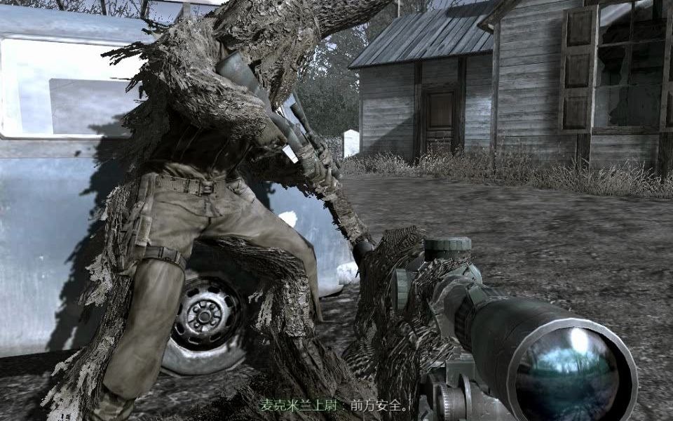 使命召唤4双狙往事太经典了