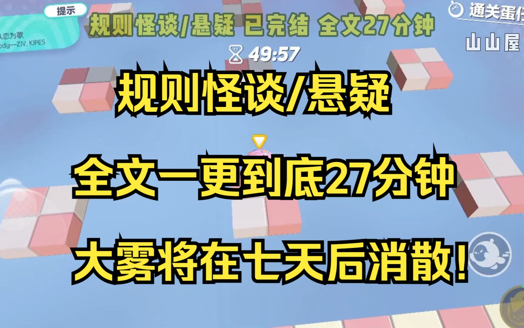 [图]【完结文】高能悬疑规则怪谈，大雾将在七天后消散！！！