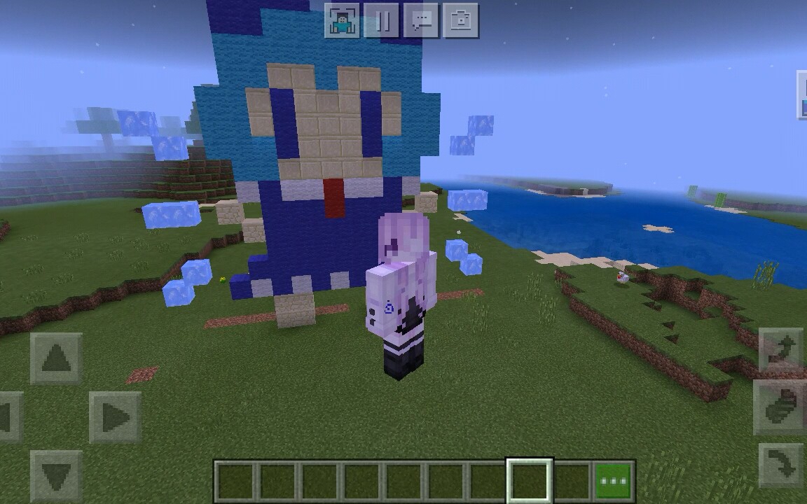 mc简易像素画—琪露诺(洗白)