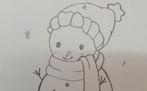 冬日限定,雪人