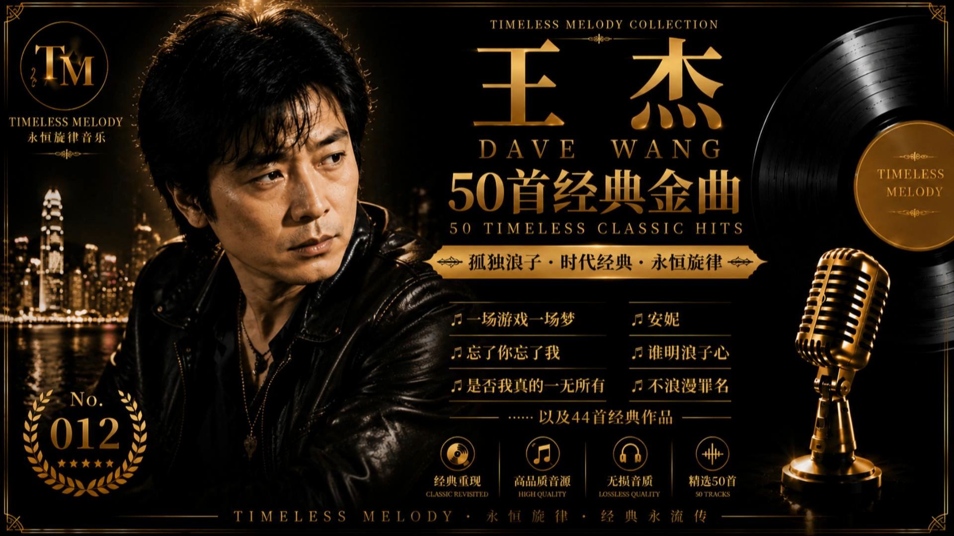 王杰经典歌曲50首｜一场游戏一场梦 · 忘了你忘了我 · 谁明浪子心｜浪子歌声 · 时代经典 · 永恒旋律｜Timeless Melody Collection