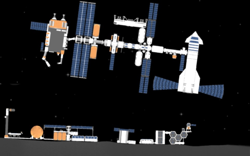 [航天模拟器]月球基地 整 整大个的