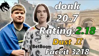 Скачать видео: donk和s1mple双排沙二:donk(20-7)rating:2.18 | 炙热沙城 | 24.10.09