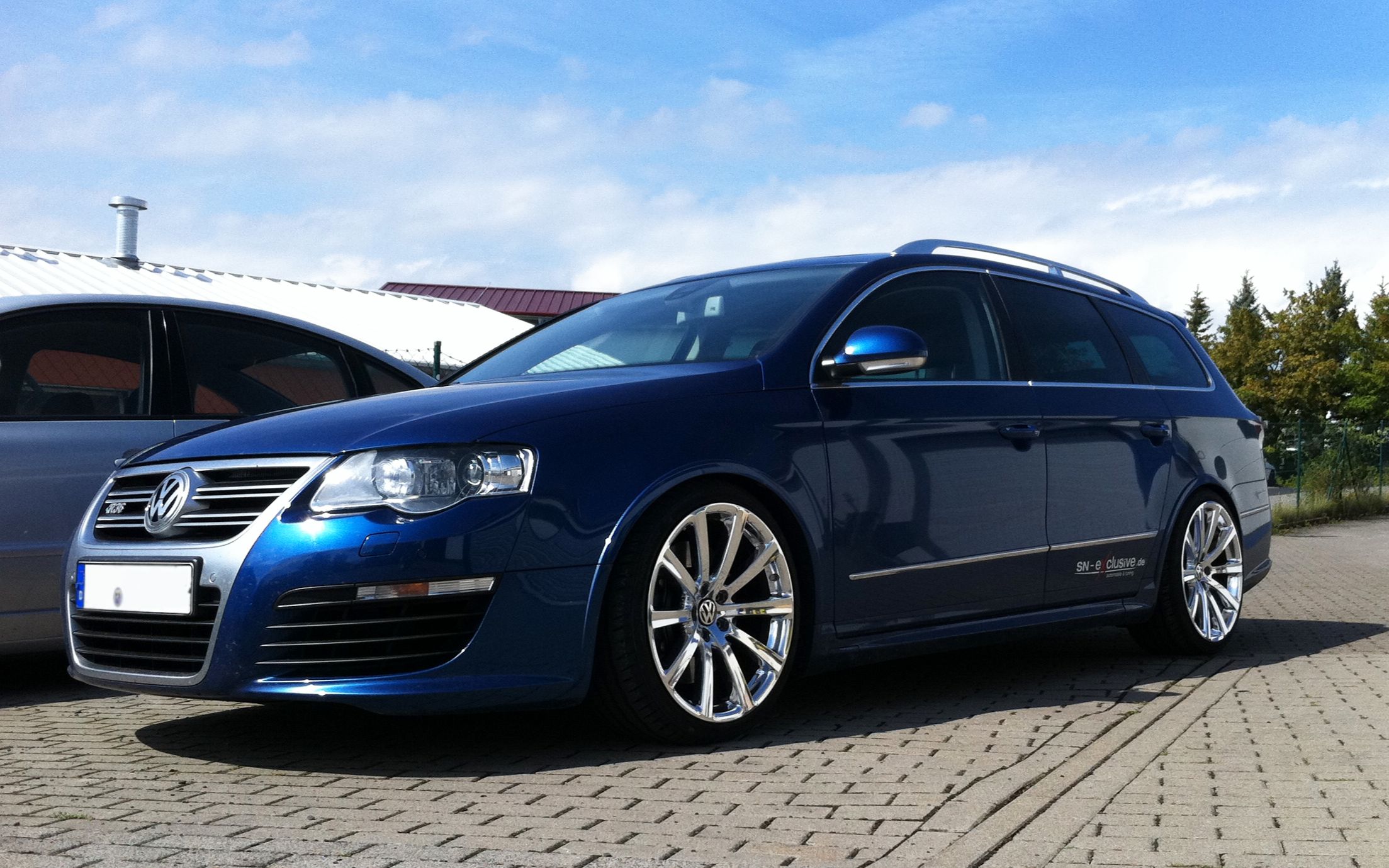 李老鼠的最爱神车静态欣赏大众passatr36比斯开蓝