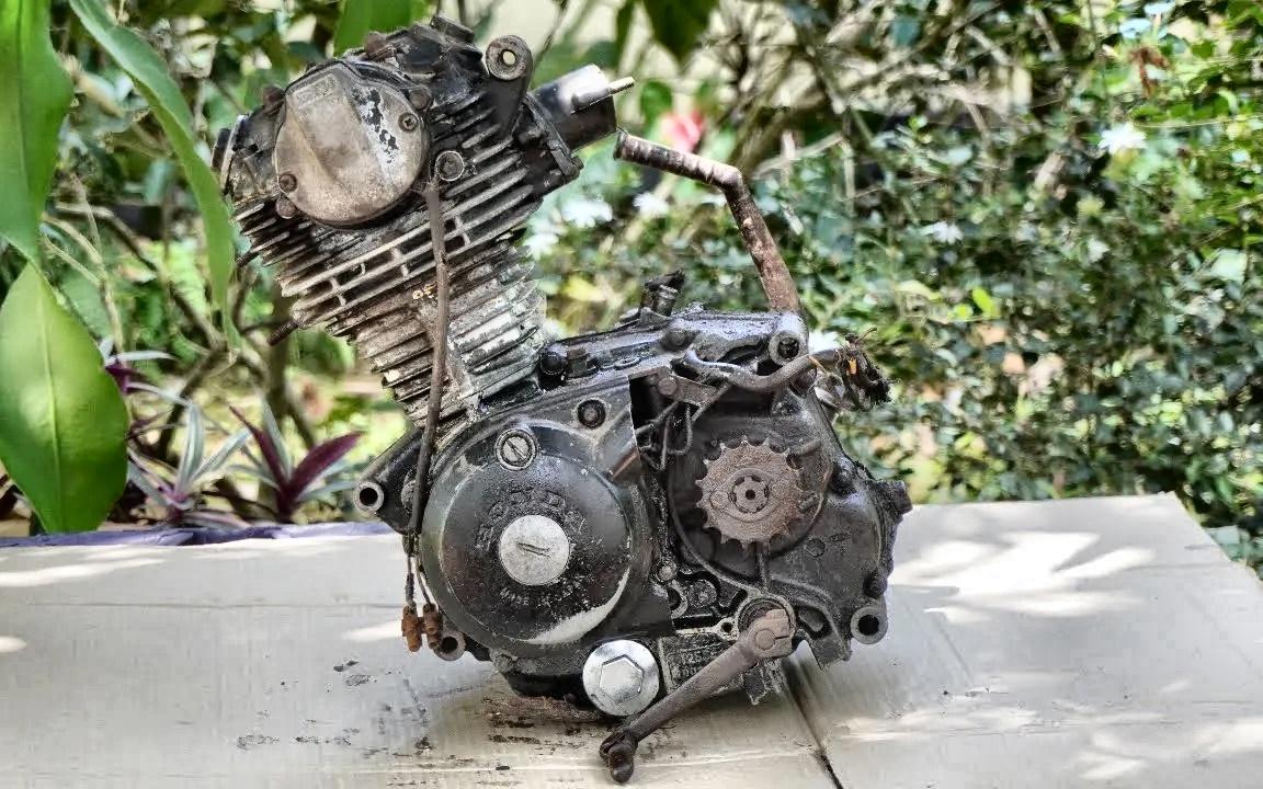 [restoration of] 本田xl125r引擎完整修复|本田xl 125 r paris dakar