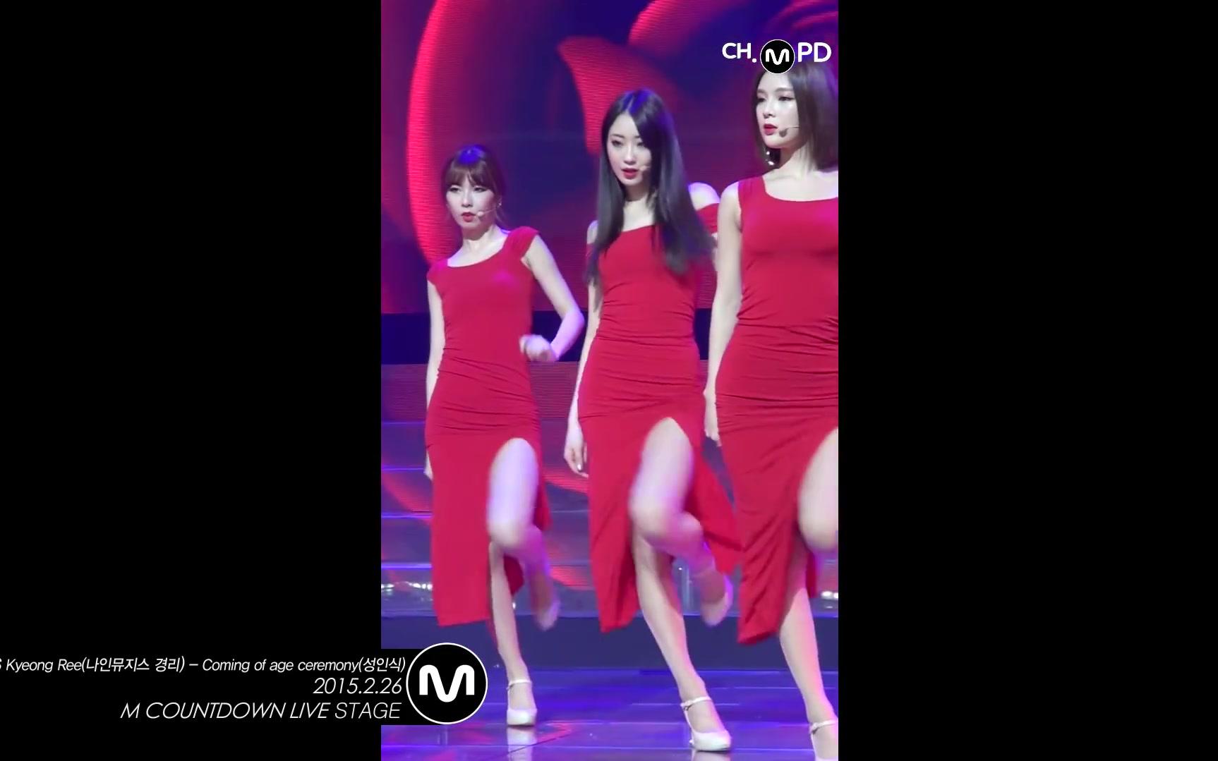 完美的勾勒出了身材Comingofageceremony9MUSESKyeongReeFancamMnetMCOUNTDOWN150305哔哩哔哩bilibili