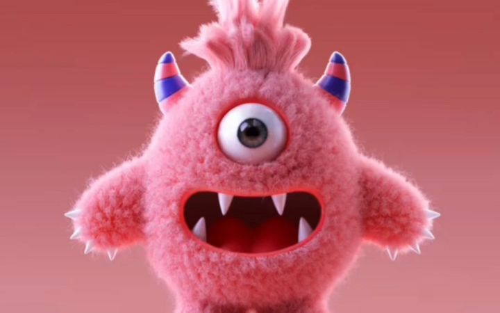 【c4d教程】毛绒怪兽c4d轻松搞定,赶紧领回家!