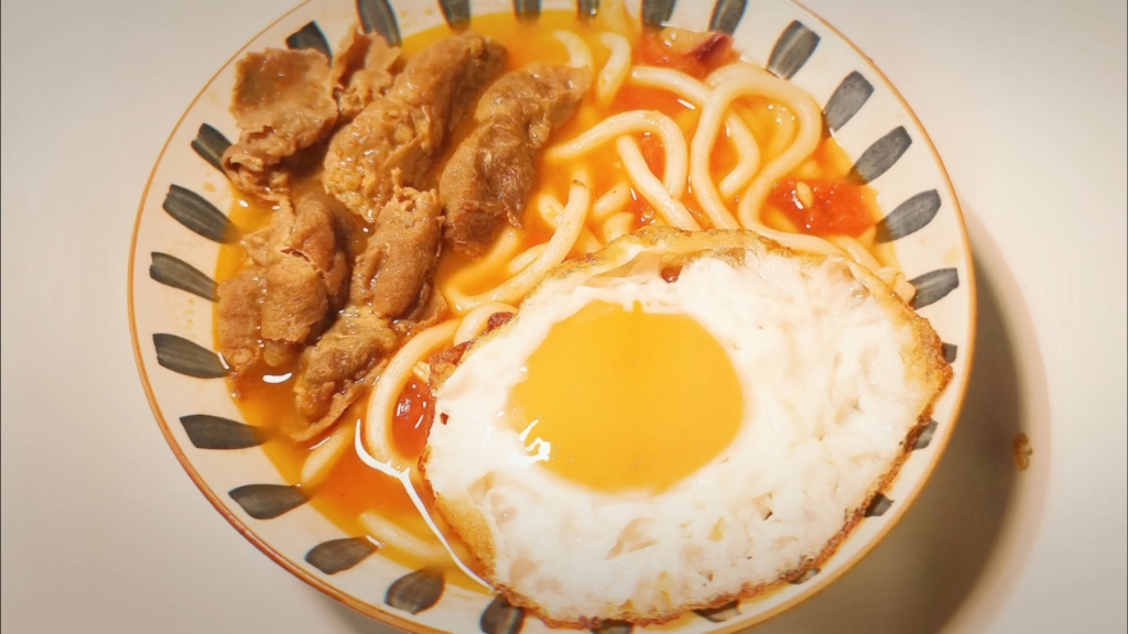 浙江公主给您做的美味早餐|番茄肥牛乌冬面