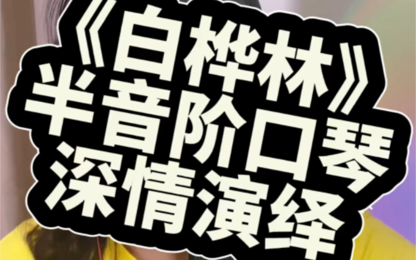 龙登杰丨《白桦林》半音阶口琴唯美演绎