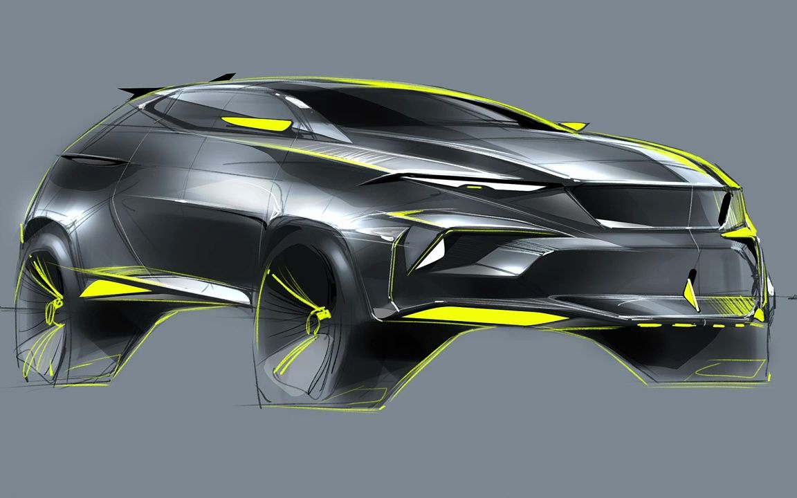 产品手绘:sangwon seok汽车设计板绘过程