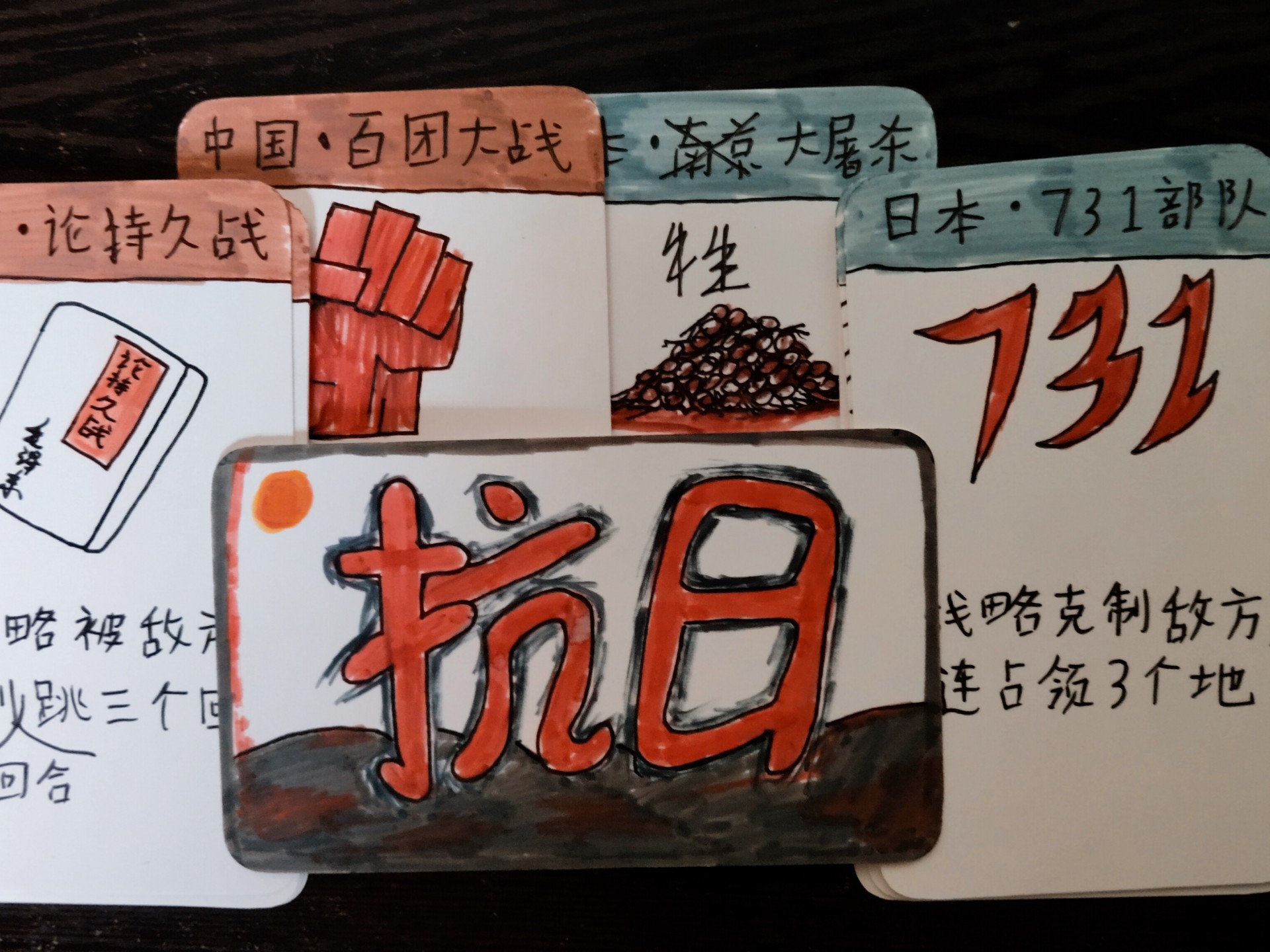 八年抗战,自制桌游!