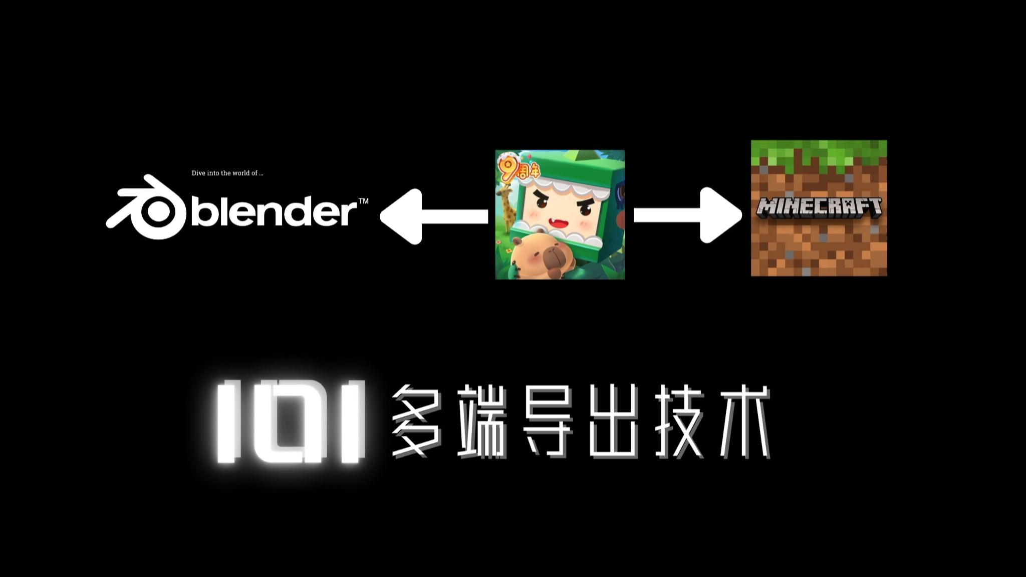 全网首发!迷你世界建筑导入mc,blender