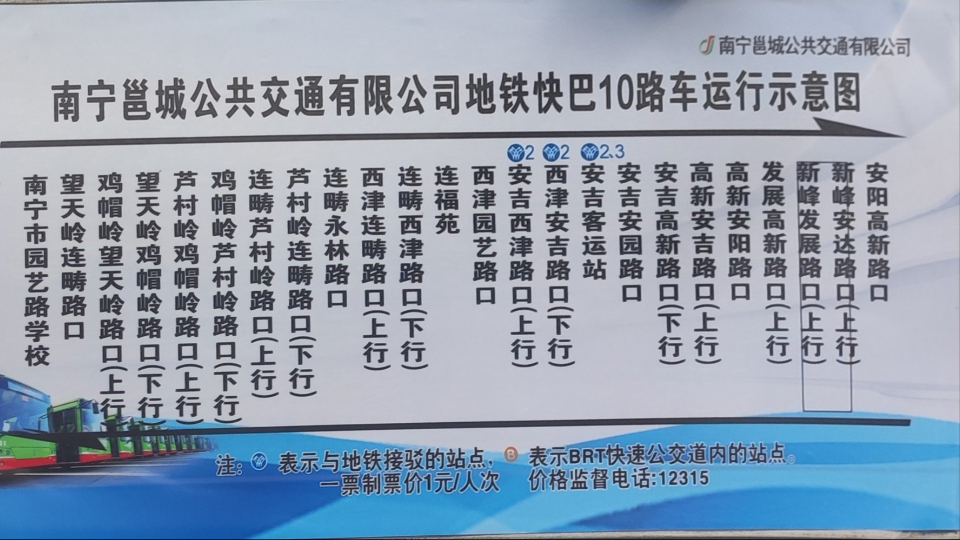 南宁邕城公共交通有限公司安吉车队地铁快巴10路车上行全程POV(南宁市园艺路学校→安阳高新路口)哔哩哔哩bilibili