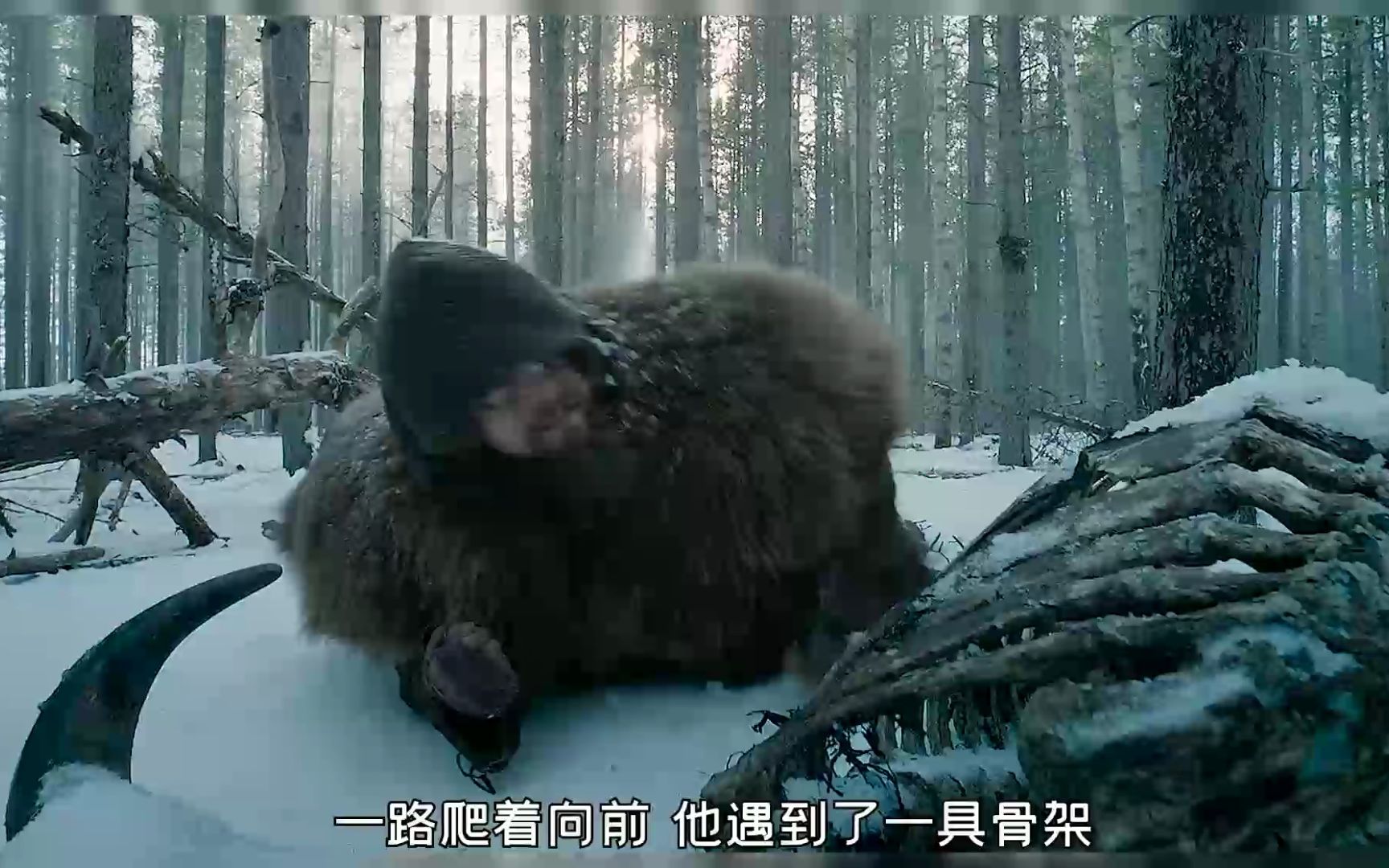 火药烧喉咙，生吃活鱼，荒野猎人极限生存，只为复仇《荒野猎人》