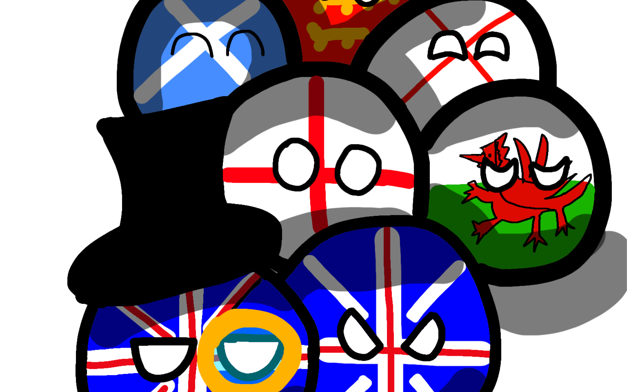 【波兰球】【绘画】嘤国一家亲_哔哩哔哩_bilibili