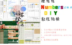 Télécharger la video: 【橙娘娘原创】苹果办公表格Numbers记账本（哈迷&四季良辰&芝桃）模板DIY教程视频