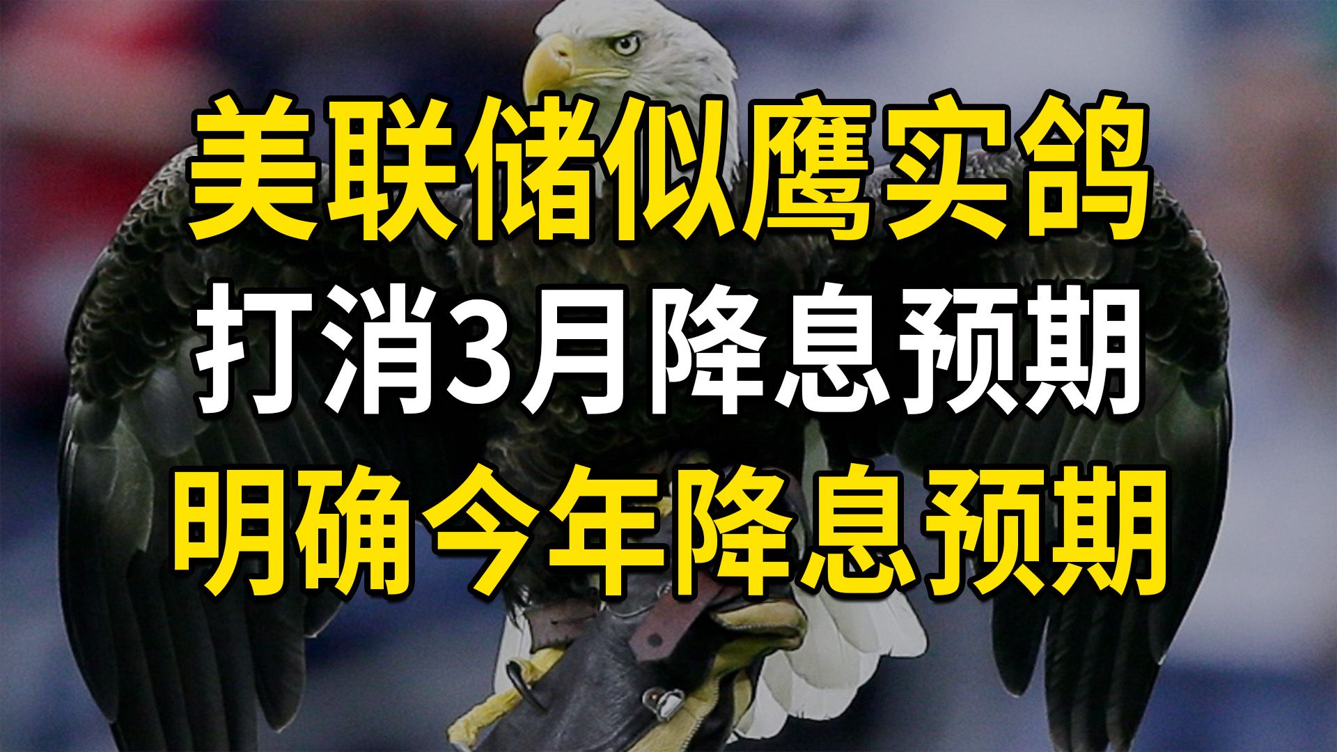 美联储打消3月降息预期,但明确今年降息预期,似鹰实鸽(大白话时事553期)哔哩哔哩bilibili