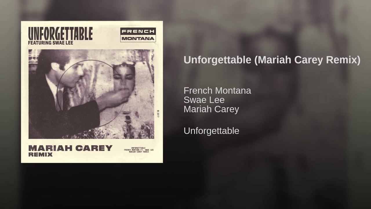 [图]【Remix】牛姐亲自截胡献声歌曲 Unforgettable (Mariah Carey Remix)