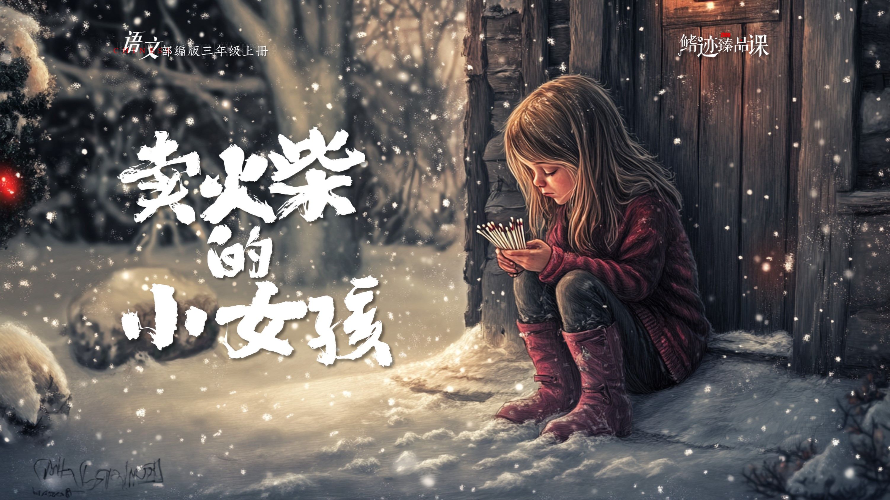 三上《卖火柴的小女孩》课件,复活吧我的女孩!