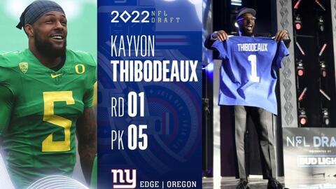 22年nfl选秀巨人第五顺位 凯旺 锡伯杜 Kayvon Thibodeaux 哔哩哔哩