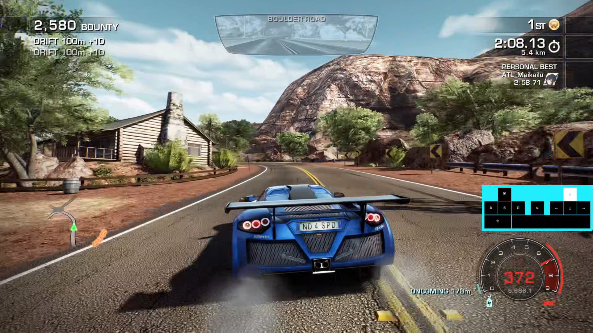 极品飞车14重置版 阿波罗s sun sand and supercars 2:59.51