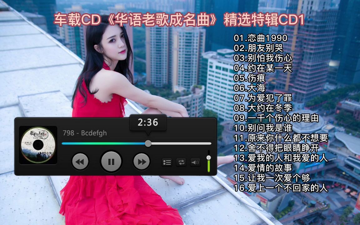 [图]车载CD《华语老歌成名曲》精选特辑CD1