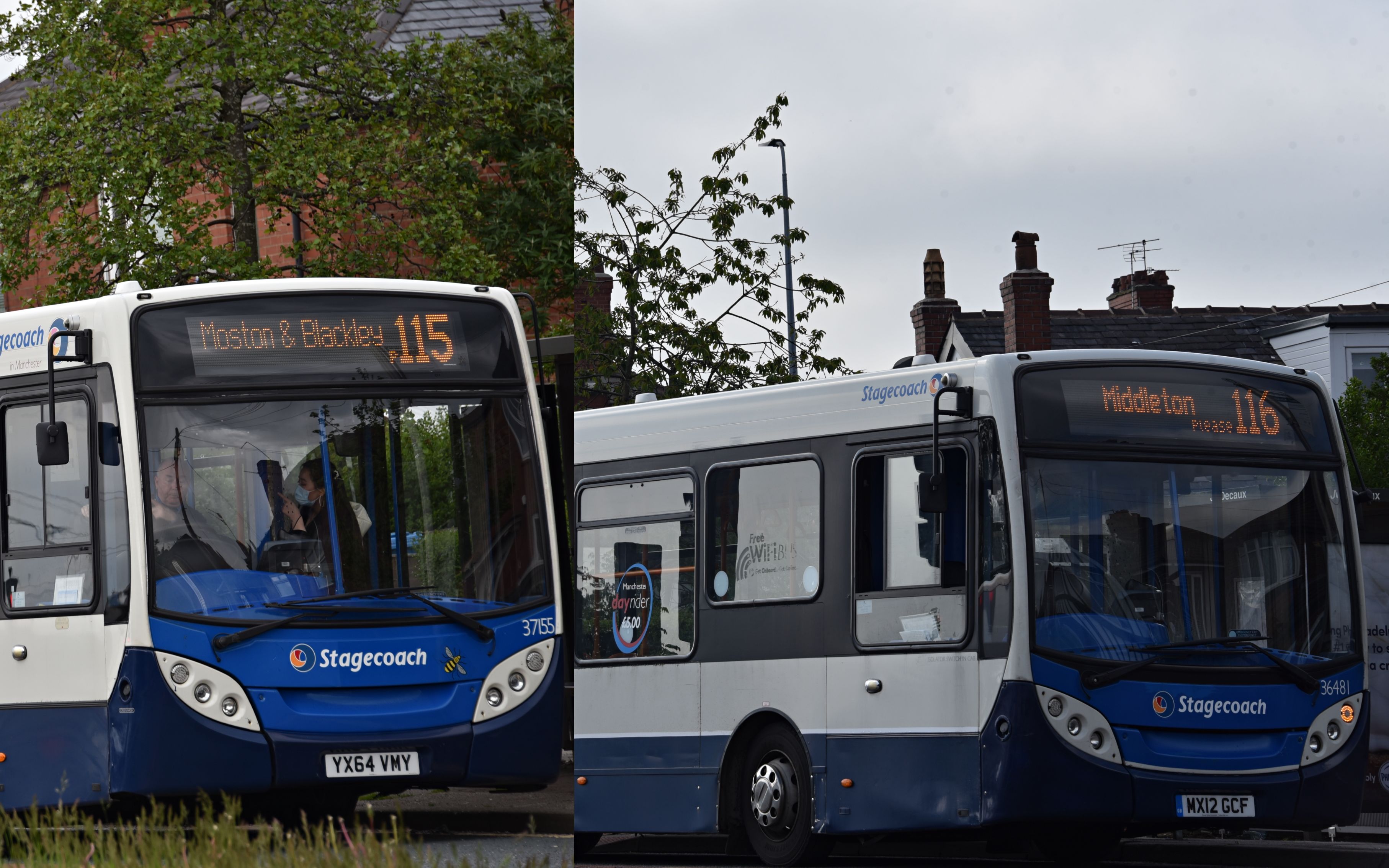 英国公交pov [stagecoach manchester] service 115/116