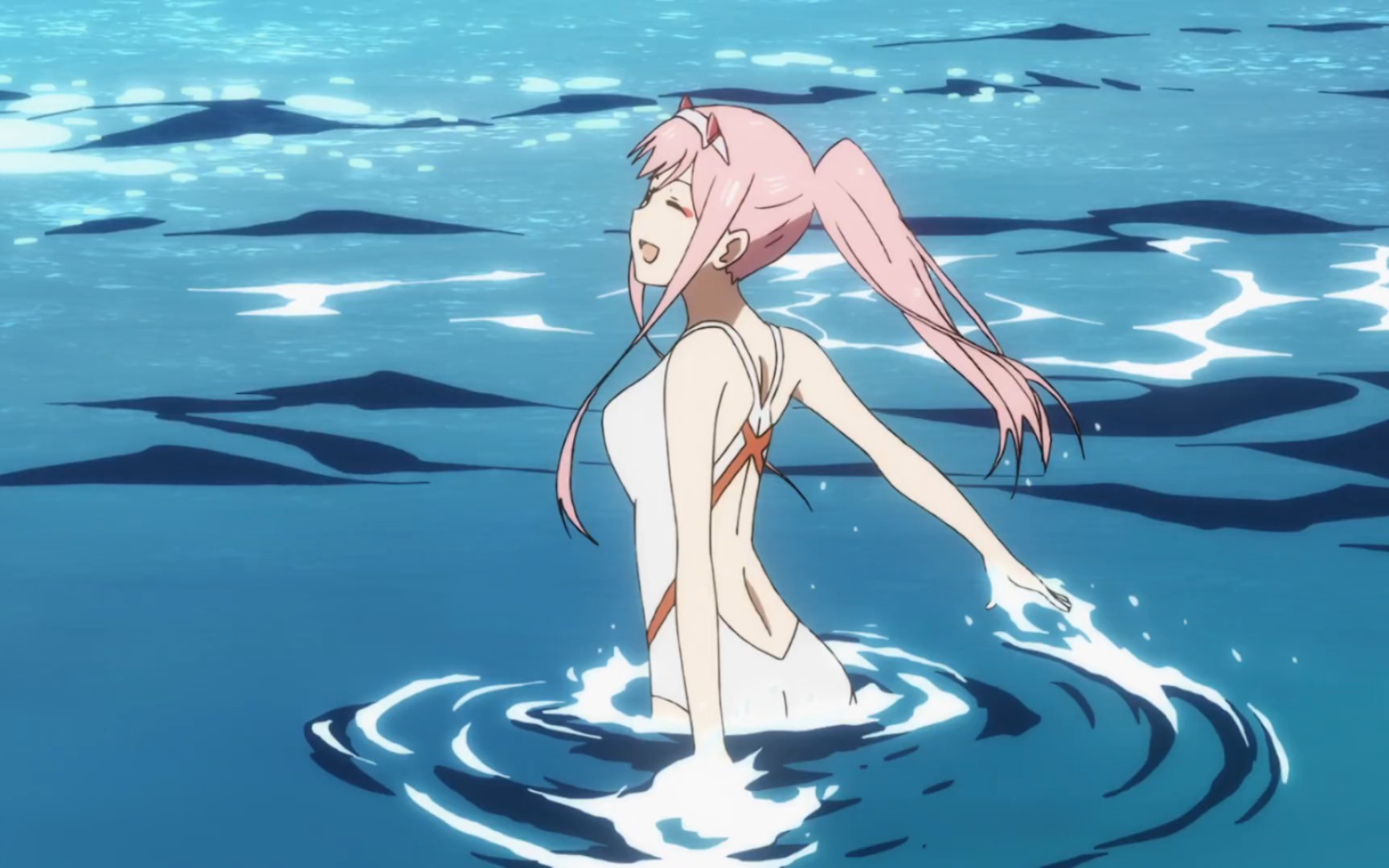 02的笑容融化了冬天的雪 心中的冰