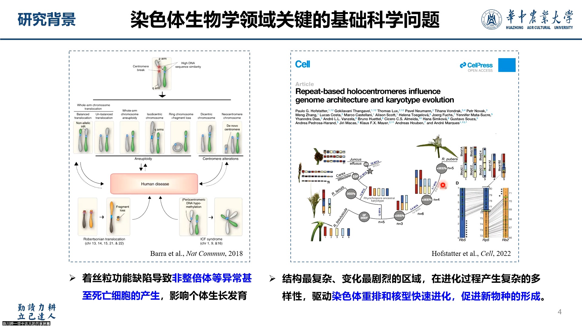 CGM第413期学术沙龙——三个近乎完整的基因组组装揭示了短柄草属从二倍体到四倍体的显著着丝粒动态变化哔哩哔哩bilibili