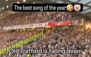 Video herunterladen: Old trafford is falling down丨曼城小曲丨曼联 vs 曼城丨10.29丨客场球迷高唱小曲