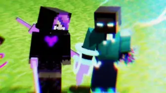 Download Video: 【Hanmo story】Herobrine and ceris 同人模型CP展示图。