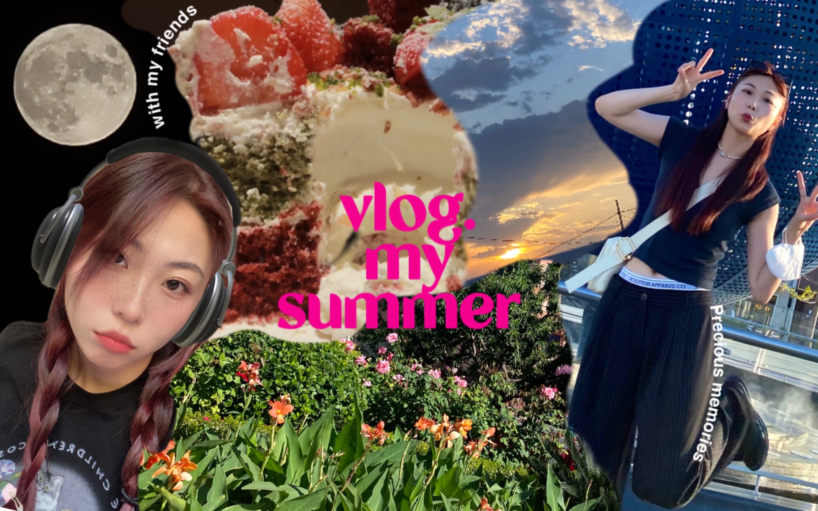 [图]my summer vlog | 我的快乐暑假* 开心吃吃喝喝* 我是友宝女* 和朋友们呆在一起* 环球影城初体验* goodbye my summer