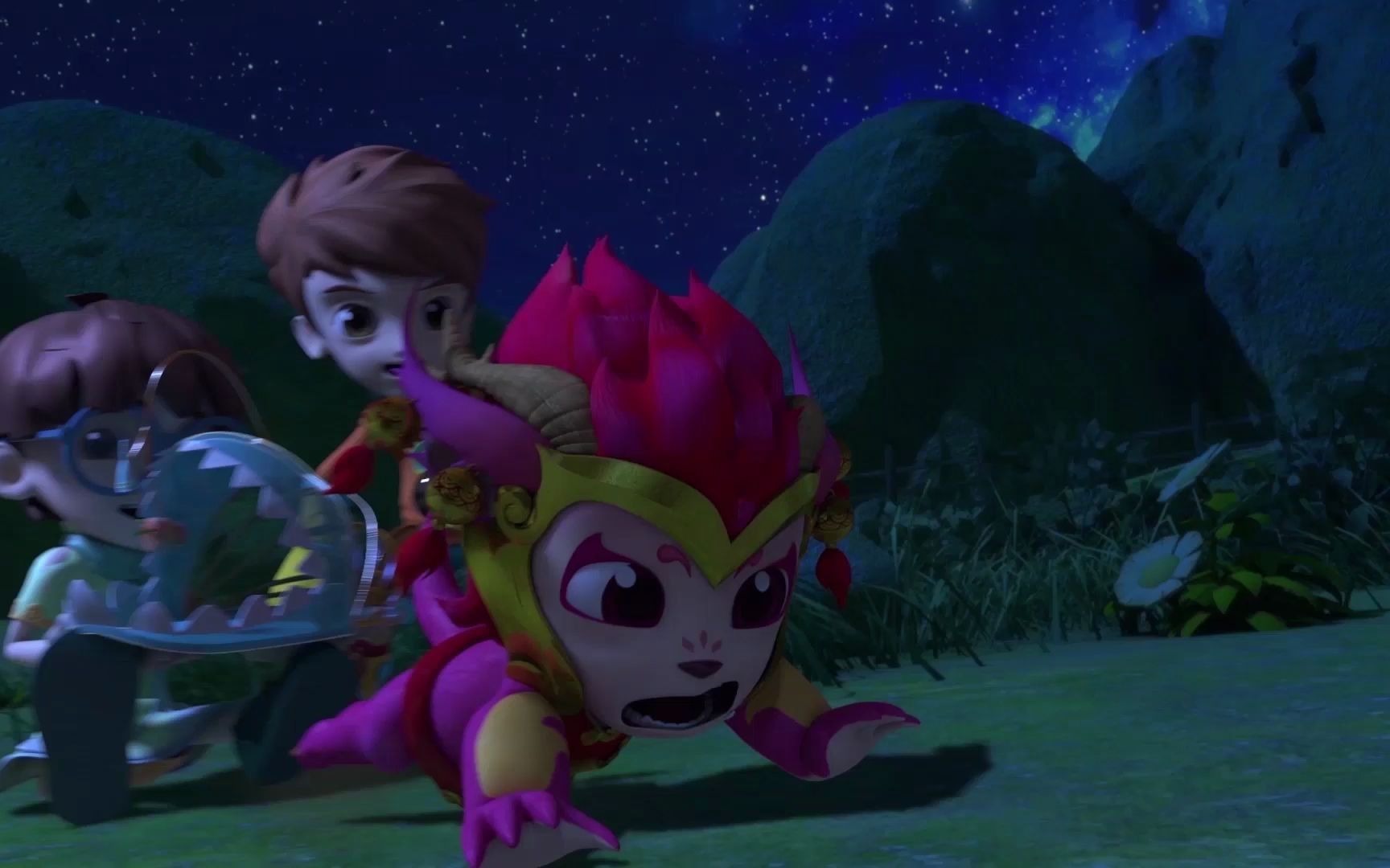 山海宝贝|炎吉竟然是偷烤肉的贼,人赃并获看你往哪里跑!