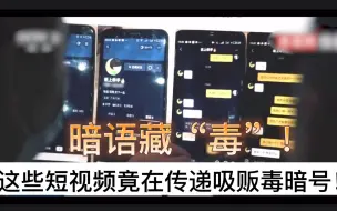 Descargar video: 暗语藏“毒”！这些短视频竟在传递吸贩毒暗号！贩毒手法不断升级