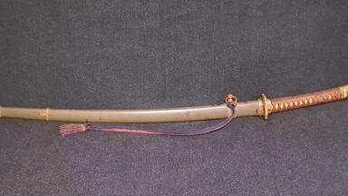 二战日本军刀- WW2 日本軍98 九八式真軍刀特注神道脇差_哔哩哔哩_bilibili