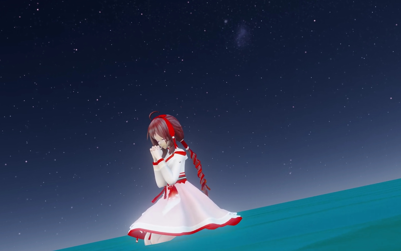 【千灯愿/mmd】星空下的东方舞者,祈愿与你的相会