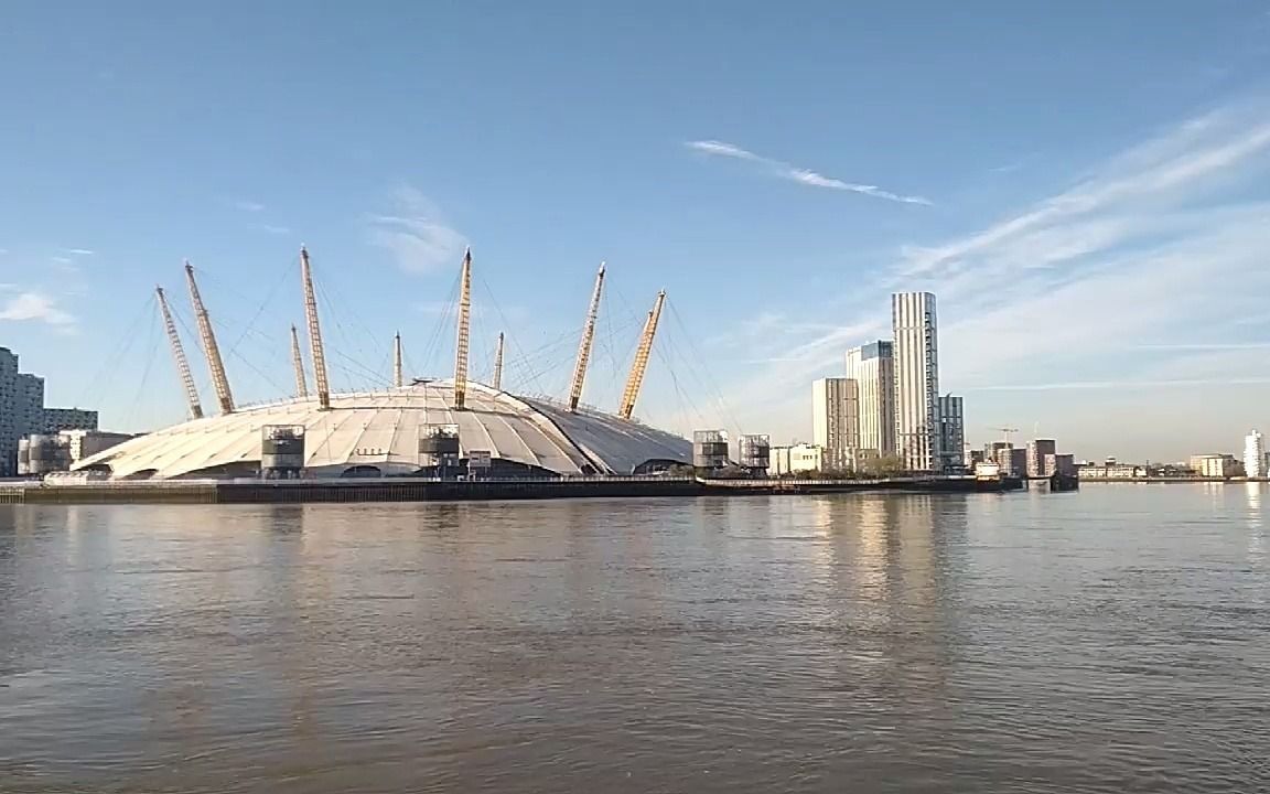 泰晤士河畔实拍伦敦千禧巨蛋_哔哩哔哩_bilibili