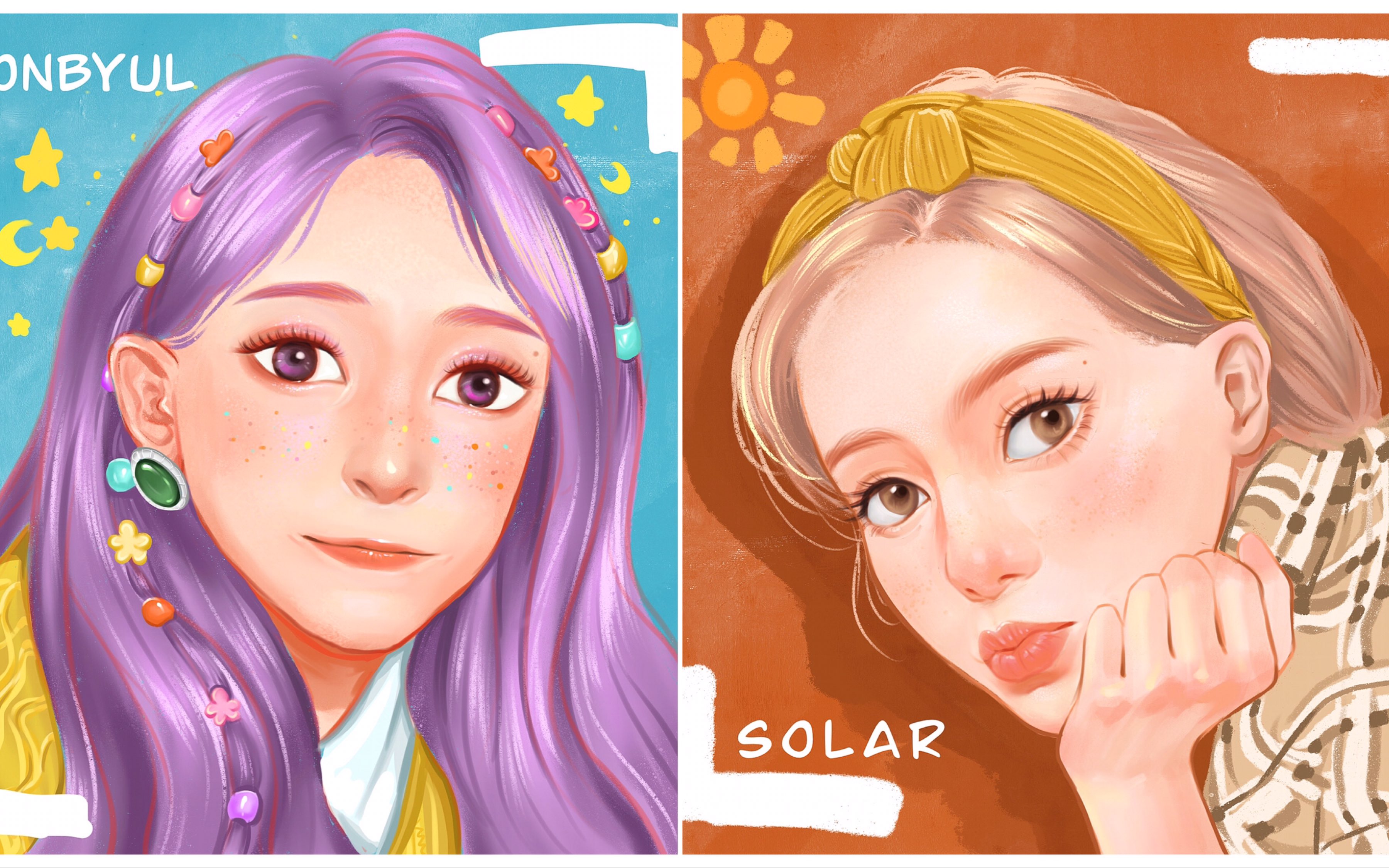 【mamamoo日月】猜猜我是谁