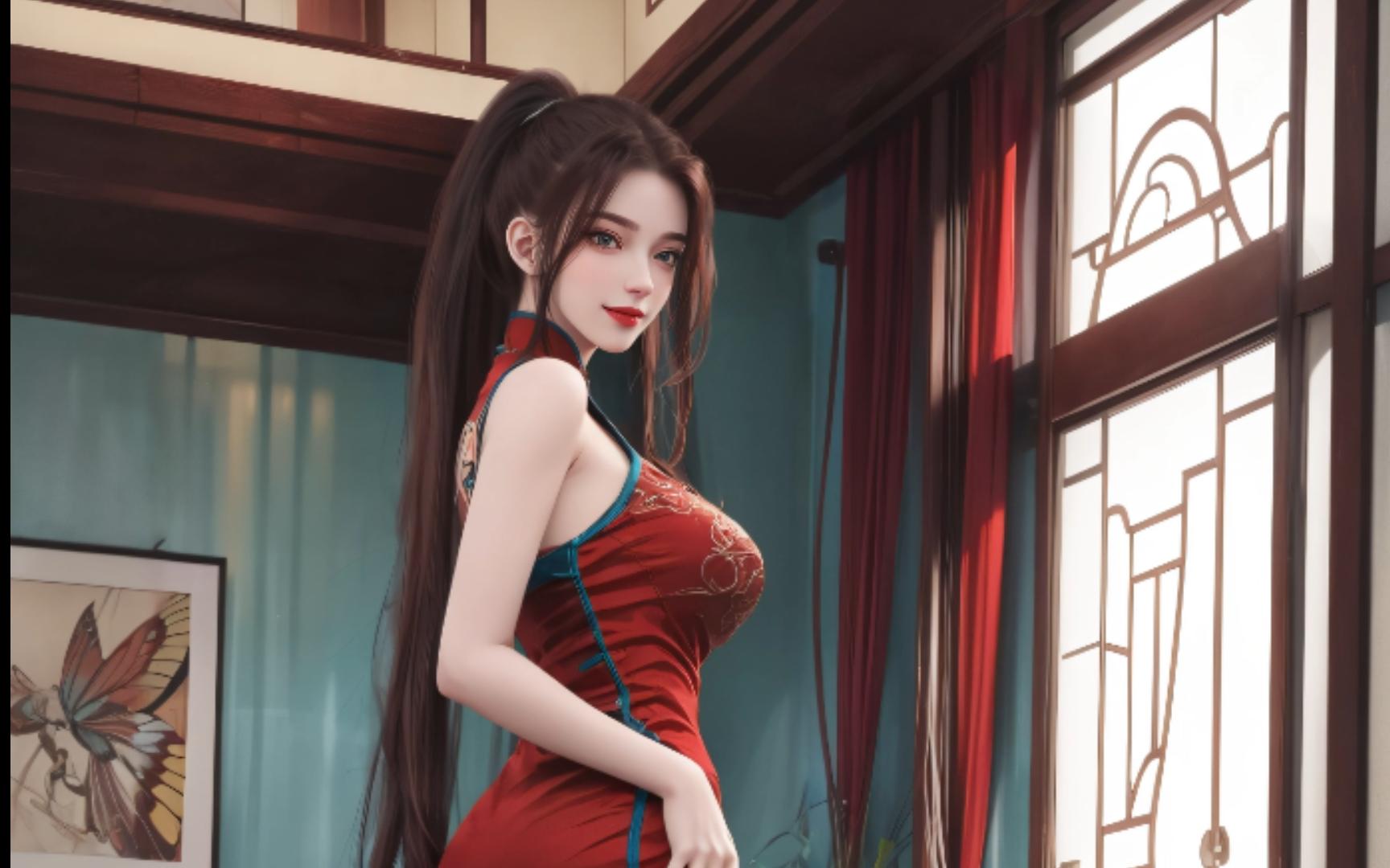 红装旗袍 唐紫尘
