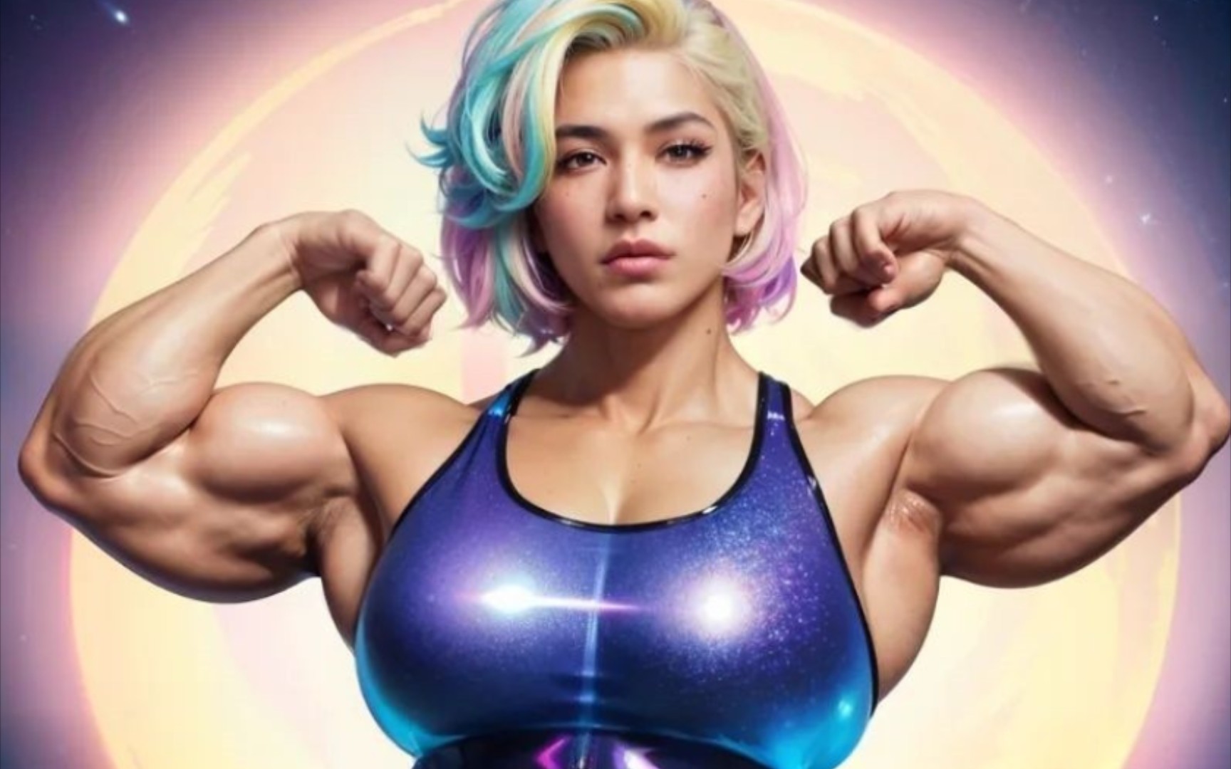 泵感超充沛的魔鬼筋肉人!