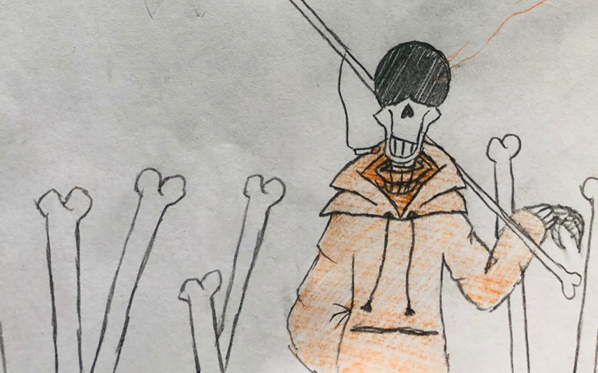underswap papyrus手绘!