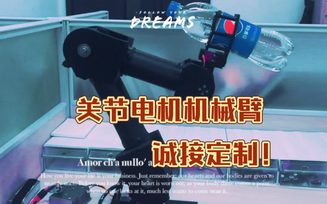 【单片机定制】关节电机机械臂