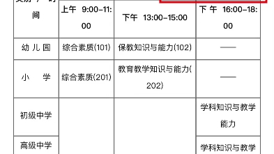 2023年教师资格证考试时间调整如下:重点:下半年笔试调整为:9月16号考试 下半年面试时间调整为:12月910号哔哩哔哩bilibili