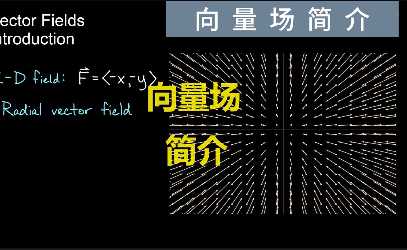 向量场简介哔哩哔哩bilibili