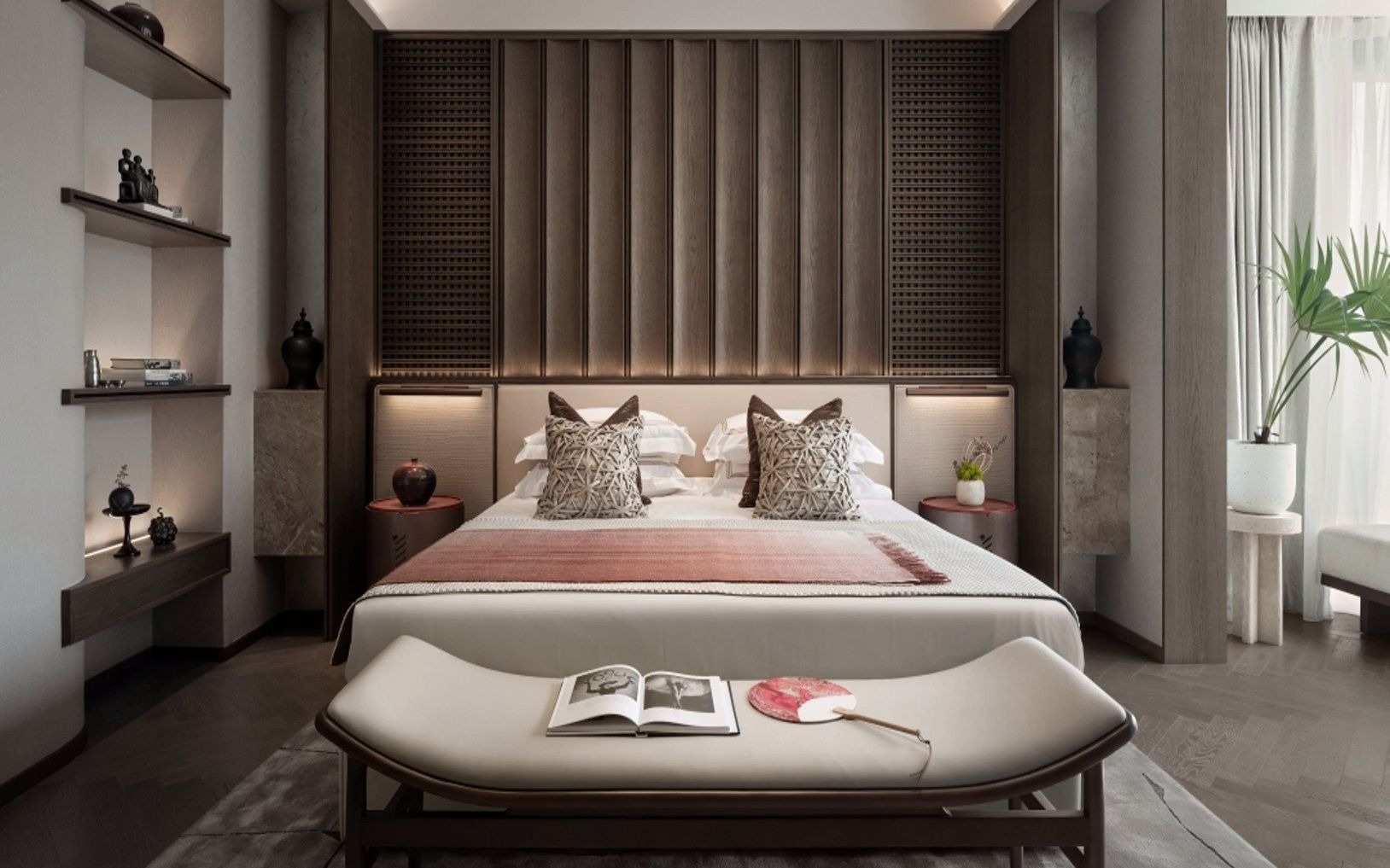 珐蓝软装搭配 #案例 四時山居丨璞辉设计 #知末网