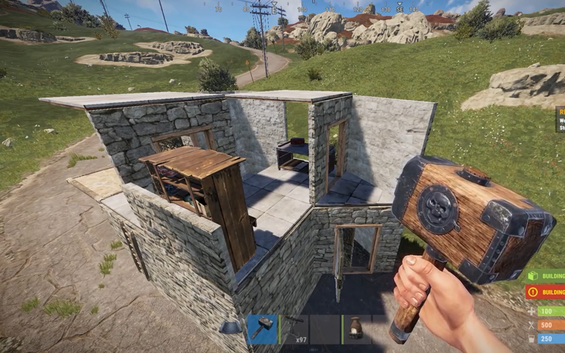 【newki搬运#14】rust建筑/陷阱房教程 (假抄房)_哔哩哔哩 (゜-゜)つ